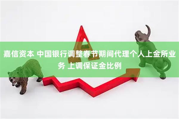 嘉信资本 中国银行调整春节期间代理个人上金所业务 上调保证金比例